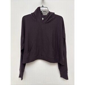 Fabletics Jogger Set, Woman’s Brown Hooded Sweatshirt Large And Jogger Pants XL